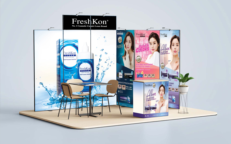FreshKon Booth Mockup